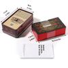 Jayiaine Tarot Card Deck Classic Set with The Guide Future 78 Tarot Cards, Artwork Portable Tarot Game Beginner and Professional Player for Holiday Family Party Playing Card Board Game Gifts,Red view 2