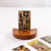 Jayiaine Tarot Card Holder Stand,Wooden Tarot Card Stand,Display Your Daily Divination Cards,Tarot Reading Accessories,Tarot Card Display Wiccan Altar Supplies for Tarot Decor,a view 1