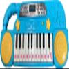 22 Key Battery Operated Kids Musical Keyboard Piano for Children with Popular Preset Songs Included - Blue view 1