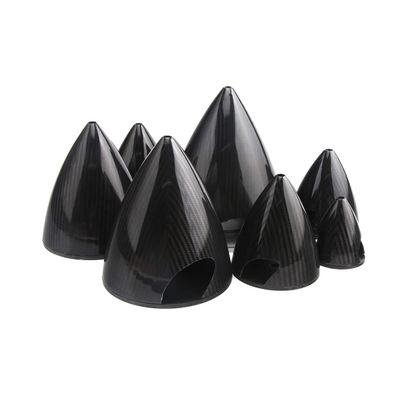 DKNTZO Plane Propeller Spinner, 1 pc RC Model Plane Carbon Fiber Spinner Black Glossy Two Blades 1.75" 2" 2.25" 2.5" 2.75" 3" 3.25" 3.5" 3.75" 4" 4.25" 4.5" 4.75" 5" for RC Airplane Accessories (Colo
