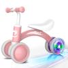 Colorful Lighting Baby Balance Bike Toys for 1 Year Old Girl Gifts, 10-36 Month Toddler Balance Bike, No Pedal 4 Silence Wheels & Soft Seat Pre-School First Riding on Toys, 1st Birthday Gifts. view 1
