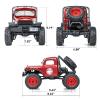 BEEZRC FMS RC Crwaler 1/24 Scale FCX24 Power Wagon RTR 4WD 2.4GHz 3CH Offroad RC Car Model Vehicle Hobby Grade Remote Control Car (Red) view 2