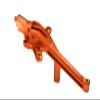 GPM Upgrades Aluminum 7075-T6 Front Chassis Brace for 1/8 4WD Sledge Monster Truck (95076-4) RC Cars (Orange) view 1
