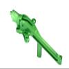 GPM Upgrades Aluminum 7075-T6 Front Chassis Brace for 1/8 4WD Sledge Monster Truck (95076-4) RC Cars (Green) view 1