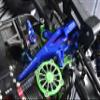 GPM Upgrades Aluminum 7075-T6 Front Chassis Brace for 1/8 4WD Sledge Monster Truck (95076-4) RC Cars (Green) view 4