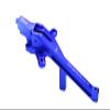 GPM Upgrades Aluminum 7075-T6 Front Chassis Brace for 1/8 4WD Sledge Monster Truck (95076-4) RC Cars (Blue) view 1