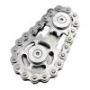 ILYMB Chain Gear Fidget Spinner, Metal Sprocket Chain Fidget Toy, Stress Anxiety Relief Fidget Toy, Bike Chain Gears Novelty Toy,Metal EDC for Anxiety Relieve Boredom ADHD Autism(Silver) view 1