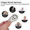 ILYMB Chain Gear Fidget Spinner, Metal Sprocket Chain Fidget Toy, Stress Anxiety Relief Fidget Toy, Bike Chain Gears Novelty Toy,Metal EDC for Anxiety Relieve Boredom ADHD Autism(Silver) view 3