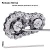 ILYMB Chain Gear Fidget Spinner, Metal Sprocket Chain Fidget Toy, Stress Anxiety Relief Fidget Toy, Bike Chain Gears Novelty Toy,Metal EDC for Anxiety Relieve Boredom ADHD Autism (Dark Grey) view 2