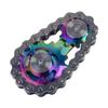 ILYMB Chain Gear Fidget Spinner, Metal Sprocket Chain Fidget Toy, Stress Anxiety Relief Fidget Toy, Bike Chain Gears Novelty Toy,Metal EDC for Anxiety Relieve Boredom ADHD Autism(Colorful) view 1