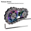 ILYMB Chain Gear Fidget Spinner, Metal Sprocket Chain Fidget Toy, Stress Anxiety Relief Fidget Toy, Bike Chain Gears Novelty Toy,Metal EDC for Anxiety Relieve Boredom ADHD Autism(Colorful) view 2