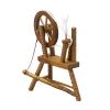 1:12 Scale Dollhouse Miniatures Wooden Spindle Spinning Wheel Handloom Machine view 1
