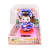 Japanese Dancer Blue Solar Car Bobblehead Toy Decoration 7325-5 view 3