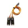 iiunius 2pcs MG-90 12g Metal Gear Micro Servo Upgraded SG90 Digital Micro Servos for RC Airplane Model Car Helicopter Robot Diving Equipment Racing Model view 2