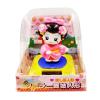 Japanese Dancer Pink Solar Car Bobblehead Toy Decoration 7325-6 view 3