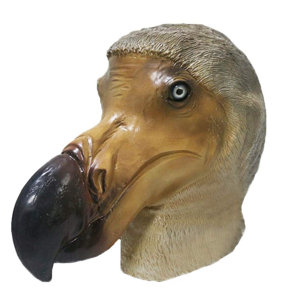 HENGYUTOYMASK Latex Animal Head Mask Halloween Bird Mask Realistic Vulture Bird For Cosplay Costume Party Props