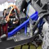 GPM Upgrades Aluminum 7075-T6 Rear Chassis Brace for 1/8 4WD Sledge Monster Truck (95076-4) RC Cars (red) view 4