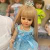 Meeler 22 Inch Reborn Baby Dolls, Realistic Newborn Cute Princess Girl Long Blonde Hair Doll Lifelike Baby with Full Silicone Vinyl Body That Look Real Toddler Kids Birthday Gift view 3