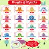 Leinuosen 32 Packs Dinosaur Party Hats for Kids Dinosaur Birthday Party Decorations Dino Hats, 16 Styles(Cute) view 4