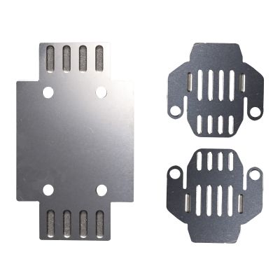 MOOKEENONE 1 Set 1/24 RC Car Metal Body Armor Chassis Bottom Guard for FMS FCX24 Power Wagon