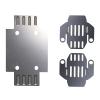 MOOKEENONE 1 Set 1/24 RC Car Metal Body Armor Chassis Bottom Guard for FMS FCX24 Power Wagon view 1