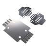 MOOKEENONE 1 Set 1/24 RC Car Metal Body Armor Chassis Bottom Guard for FMS FCX24 Power Wagon view 4