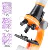 BAHCCE Lab Microscope Slides Children Biological Microscope Microscope Kit 100X-400X-1200X for Kids Microscope Parts (Color : White) view 4