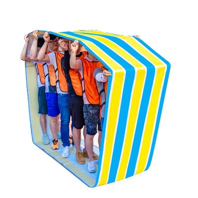 Teamwork Game Play Running Mat, Kids Adult Group Cooperative Game Color Run Mat, Tear-Resistant Oxford Cloth Track (Size : Adult-8M//26FT)