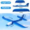 Tivcck 3 Pack LED Foam Airplane Toys, 17.5" Large Throwing Foam Plane, 2 Flight Mode Glider Flying Toy for Kids, Ages 3+ view 2