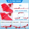 Tivcck 3 Pack LED Foam Airplane Toys, 17.5" Large Throwing Foam Plane, 2 Flight Mode Glider Flying Toy for Kids, Ages 3+ view 3