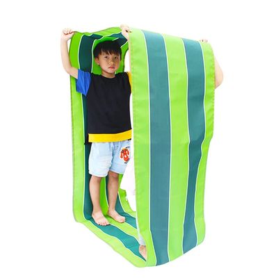 Teamwork Game Running Mat for Adult Kids, Green Oxford Cloth Rolling Running Mat Toy, Field Day Outdoor Carnival Activity Toys (Size : Kids-6M/20FT)