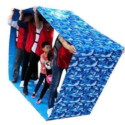 Kids Game Play Running Mat, Adult Sports Game Oxford Cloth Run Mat, Team Building Group Activity Game Equipment4-20M (Color : Pink, Size : Kids-8M/26FT)