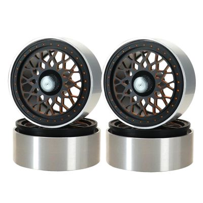 LAFEINA Metal 1.9 inch Beadlock Wheel Rim for 1:10 RC Crawler Car SCX10 90046 AXI03007 D90 MST KM2 Yikong Trax TRX (4PCS)