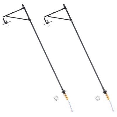 Yardwe Miniature Street Lights Model Railway Train Lamp Post Dollhouse Lamps Models Scale Light for Micro Landscape Dollhouse Accessories