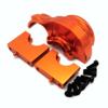 Aluminum Center Differential Gearbox Gear Cover Orange for Traxxas 1/8 Sledge 9584 view 2