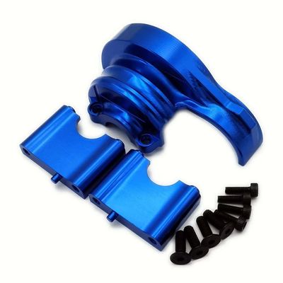 Aluminum Center Differential Gearbox Gear Cover Blue for Traxxas 1/8 Sledge 9584