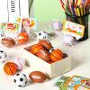 Zhanmai 36 Pcs Valentines Day Sport Stress Balls with Gift Cards for Kids Valentines Basketball Baseball Football Party Favors Supplies for Stuffers Piata Filler Classroom School Exchange Prize view 3