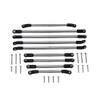 GPM for Axial SCX10 III Jeep Gladiator AXI03006T1/T2 Stainless Steel Pros and Cons Adjustable Full Vehicle Pull Rod view 1