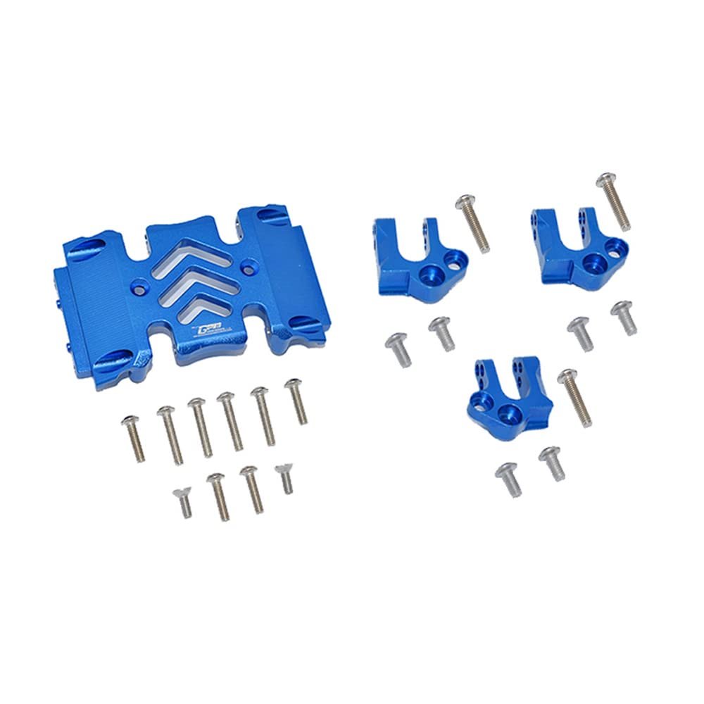 GPM for Axial AXI03007 SCX10 III Jeep Wrangler AXI03007/SCX10 III Jeep Gladiator AXI0306 T1/T2 Aluminum Alloy Medium Gearbox Chassis + Fixed Code