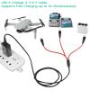 Charger for DJI Mini 4 Pro, Mini 3 Pro, Mavic 3, Air 2S, Avata Drone, 3-in-1 3A Fast Charging Cable USB C Cord with Adapter for DJI FPV Remote Controller Motion Controller Battery Accessories, 4ft view 4