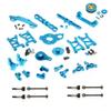 Lifehead for Tamiya 1/10 XV01 Full Set Aluminum Metal Upgrade Kit Suspension arm Steering Blocks Short axis Carrier Steering Bell Cover Assembly Assembly Universal Shaft view 1