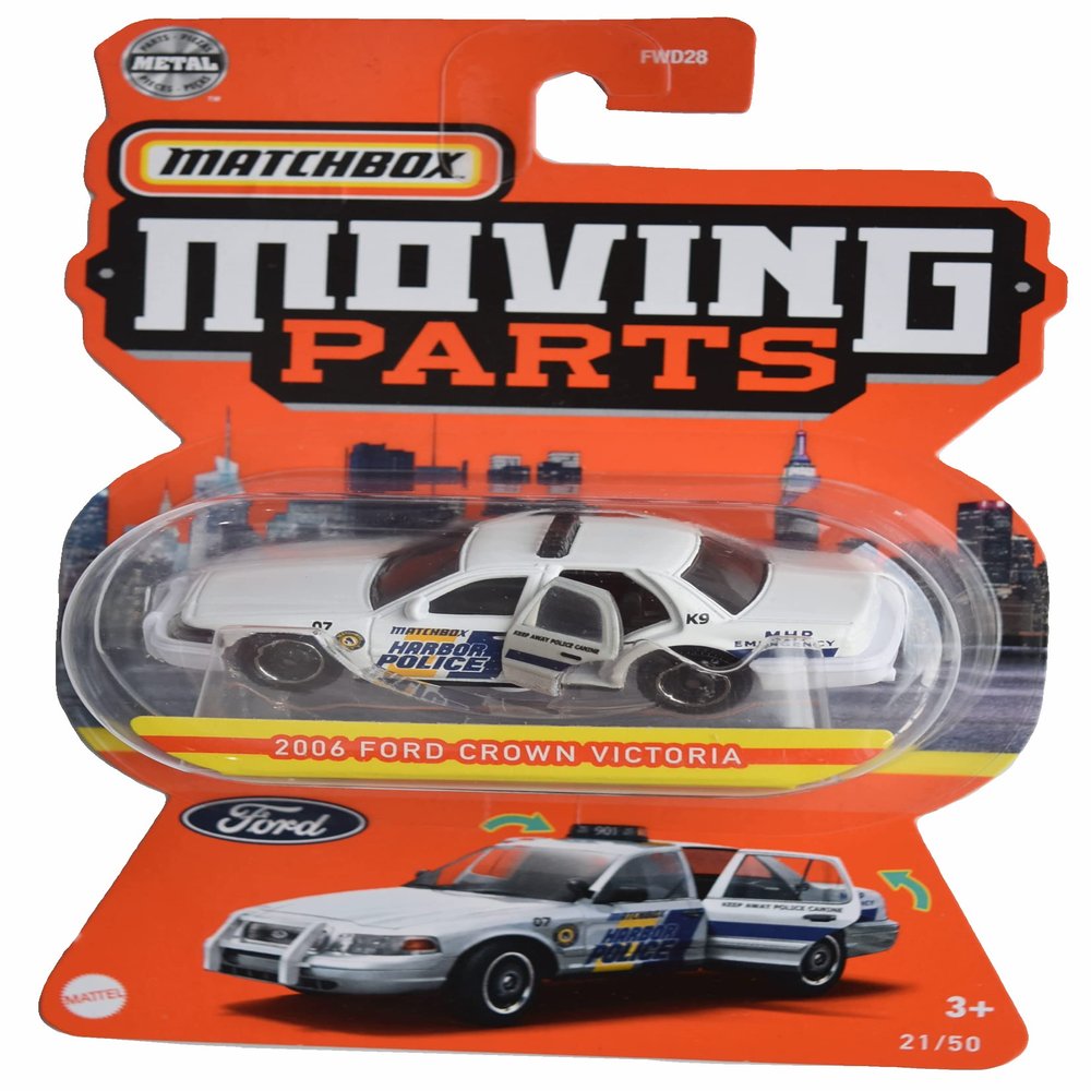 Matchbox 2006 Ford Crown Victoria, Moving Parts
