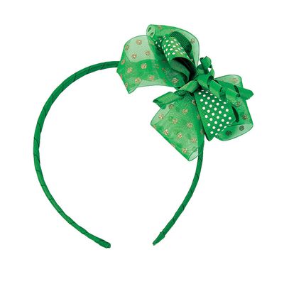 Fun Express St. Patricks Day Ribbon Headbands
