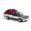 Greenlight 38030-D The Great Outdoors Series 2 - 1982 Chevy C-10 Silverado with Modern Truck Bed Tent 1/64 Scale view 2