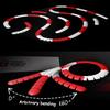 Abendor New 60 Pcs Drift Field Fence Drift Track for 1/28 Wltoys K979 K999 Mini-Z Mini-D Rc Car,Soft Silicone Durable Anti-Scratch Drift Runway Race Car Track Decorative Accessories view 4