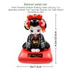 Japanese Dancer Black Solar Car Bobblehead Toy Decoration 7325-4 view 2