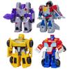 Transformers Toys Heroes vs Villains 4-Pack, Autobot and Decepticon 4.5-Inch Action Figures, Preschool Robot Toys for Kids Ages 3 and Up (Amazon Exclusive) view 1