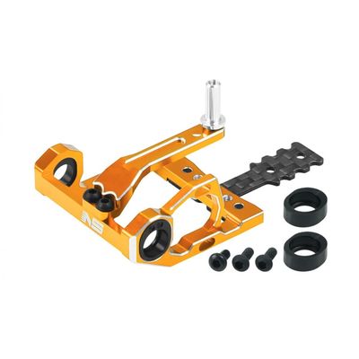 Nexxspeed 98-102mm Round Motor Mount (Gold) - Kyosho Mini-Z MR03