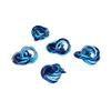 Mbii Fidget Balls (Multi-Packs): Quiet Mobius ADHD Anxiety Stim Stress Relief Toy Tool for Home Travel Office or Desk (Small - 5 Pack, Half, Blues) view 1