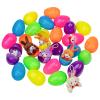 24 Pcs Filled Easter Eggs with Plush Bunny,Colorful Easter Eggs Prefilled with Plush Bunnies,Plush Animals Stuffed Toy for Kids Toddlers Easter Egg Hunt,Easter Basket Stuffers and Easter Party Favors view 4